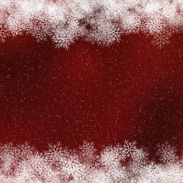 Red Christmas  Wrapping Paper (Merry Christmas, Need to Gift Wrap Snowflakes on red background wrapping paper!)