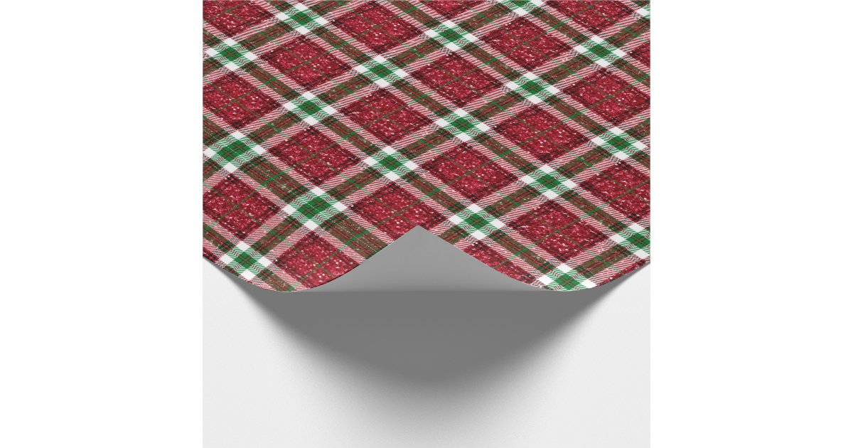 Red Grandmillennial Christmas Wrapping Paper | Zazzle