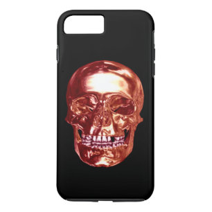 Red Chrome Skull iPhone 7 Case