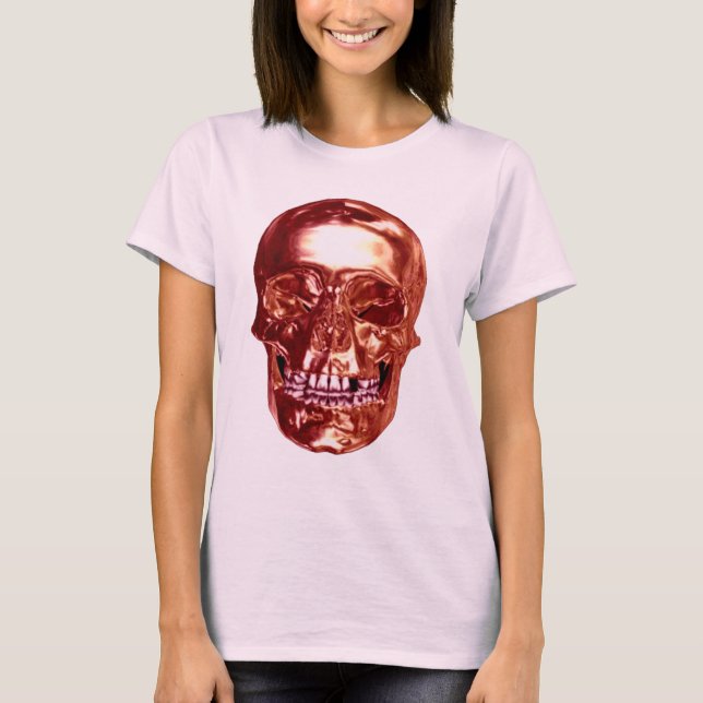Red Chrome Skull Shirt (Front)