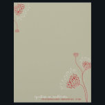 Red Chrysanthemum Flowers Elegant Chic Floral Letterhead<br><div class="desc">Designed by fat*fa*tin. Easy to customize with your own text,  photo or image. For custom requests,  please contact fat*fa*tin directly. Custom charges apply. 
··················································································································
www.zazzle.com/fat_fa_tin
·······································································
www.zazzle.com/fatfatin_blue_knot
·······································································
www.zazzle.com/fatfatin_red_knot
·······································································
www.zazzle.com/color_therapy
·······································································
www.zazzle.com/fatfatin_box
·······································································
www.zazzle.com/fatfatin_mini_me
·······································································
www.zazzle.com/fatfatin_design
·······································································
www.zazzle.com/fatfatin_ink
·······································································</div>