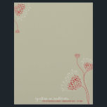 Red Chrysanthemum Flowers Elegant Chic Floral Letterhead<br><div class="desc">Designed by fat*fa*tin. Easy to customize with your own text,  photo or image. For custom requests,  please contact fat*fa*tin directly. Custom charges apply. 
··················································································································
www.zazzle.com/fat_fa_tin
·······································································
www.zazzle.com/fatfatin_blue_knot
·······································································
www.zazzle.com/fatfatin_red_knot
·······································································
www.zazzle.com/color_therapy
·······································································
www.zazzle.com/fatfatin_box
·······································································
www.zazzle.com/fatfatin_mini_me
·······································································
www.zazzle.com/fatfatin_design
·······································································
www.zazzle.com/fatfatin_ink
·······································································</div>