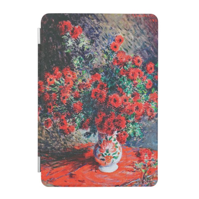 Red Chrysanthemum, Monet iPad Mini Cover (Front)