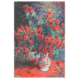 Red Chrysanthemum, Monet Tissue Paper