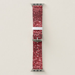Red Chunky Glitter Look  Apple Watch Band