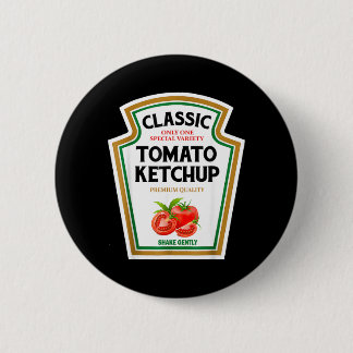 Red Chup Diy Halloween Costume Matching Group Button