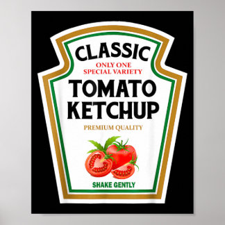 Red Chup Diy Halloween Costume Matching Group Poster