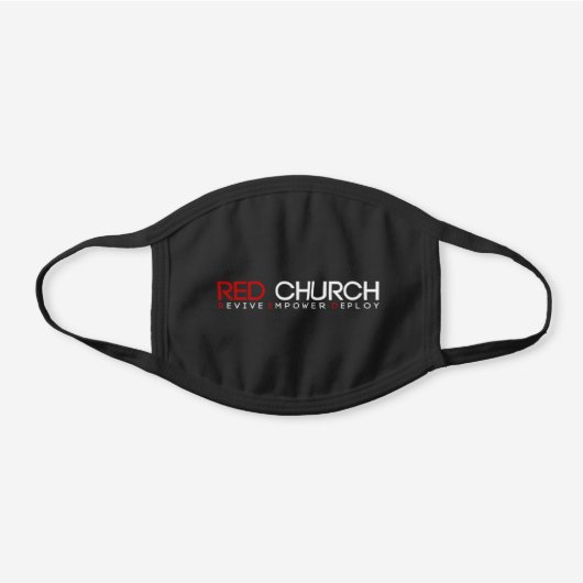 RED Church Face Mask (Front)