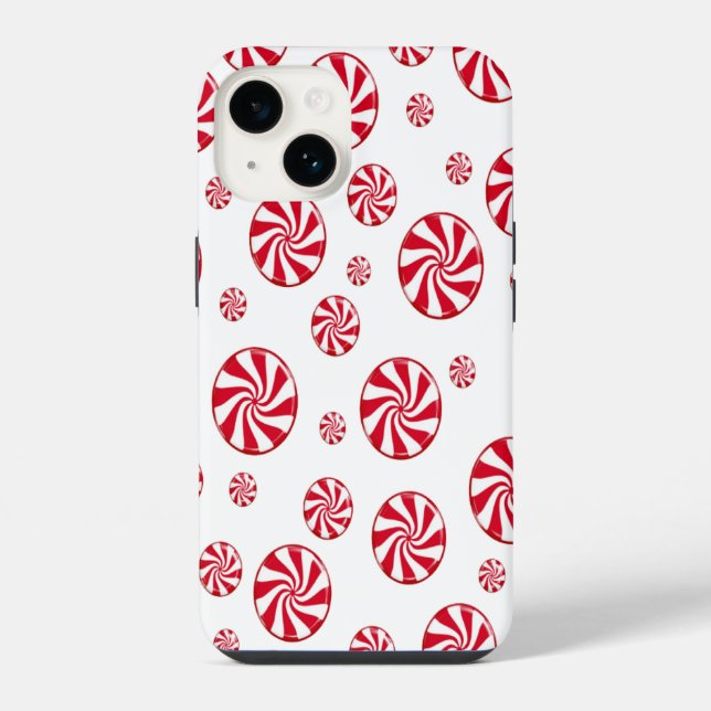 Red circle  iphone case (Back)