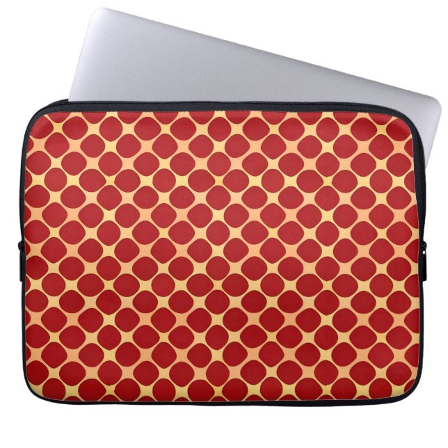 🔴 Red Circle Pattern For Modern Tech Style Sleeve (Front)