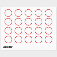 Red Ring Stickers for Sale