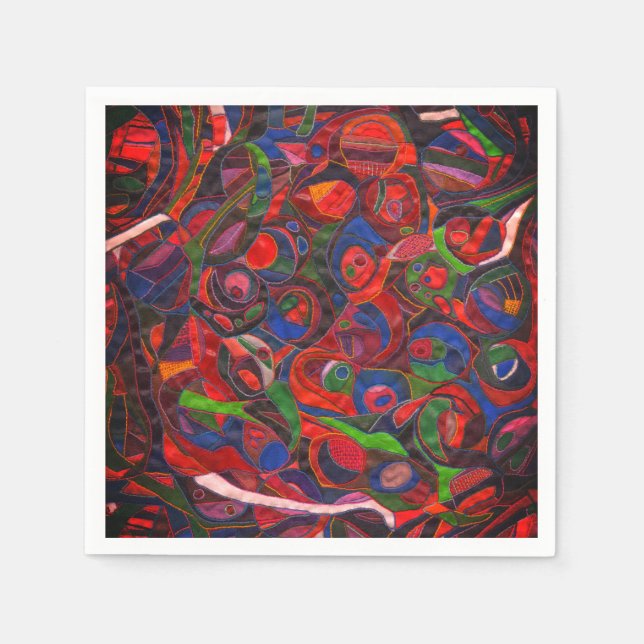 Red circles napkins (Front)