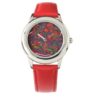 Red circles watch