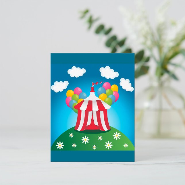 Red Circus Tent Invitations (Creator Uploaded)