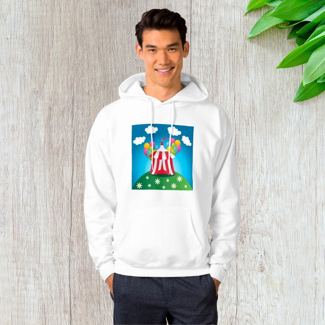 Red Circus Tent Mens Hoodie (Creator Uploaded)