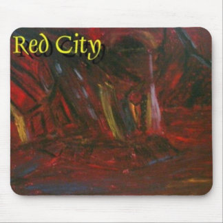 RED CITY MOUSE PAD