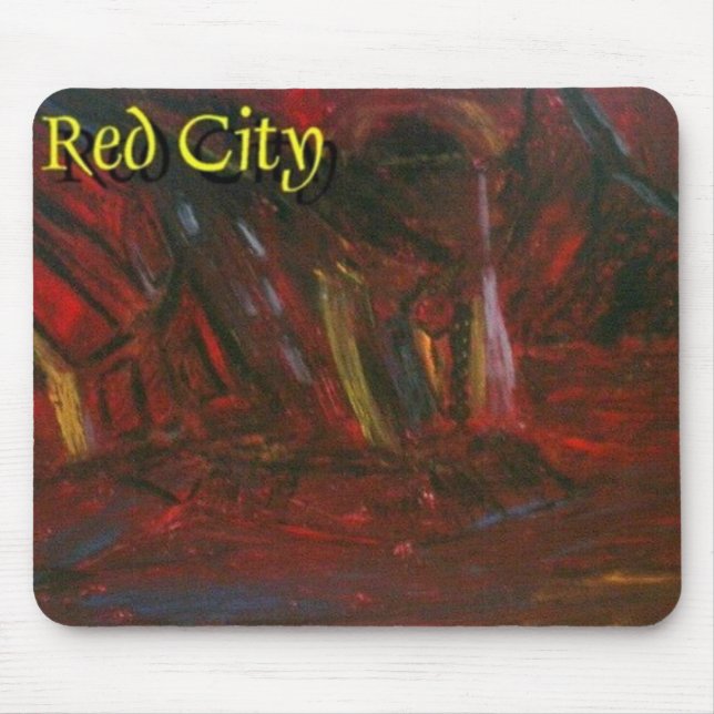RED CITY MOUSE PAD (Front)