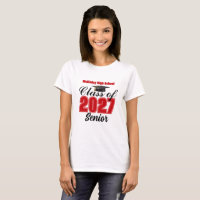 Red Class of 2027 High School Senior Women's