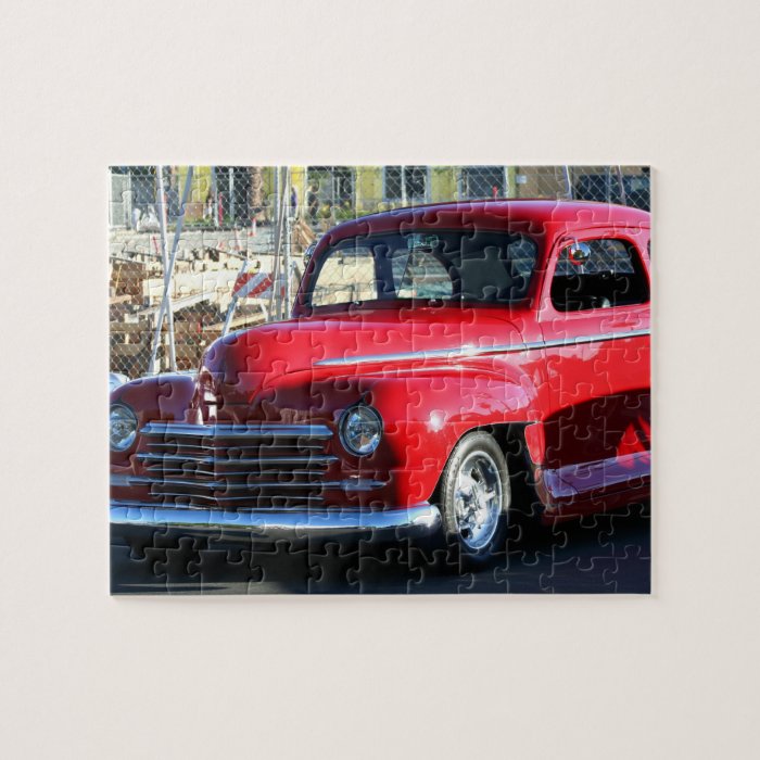 Red Classic Car Jigsaw Puzzles