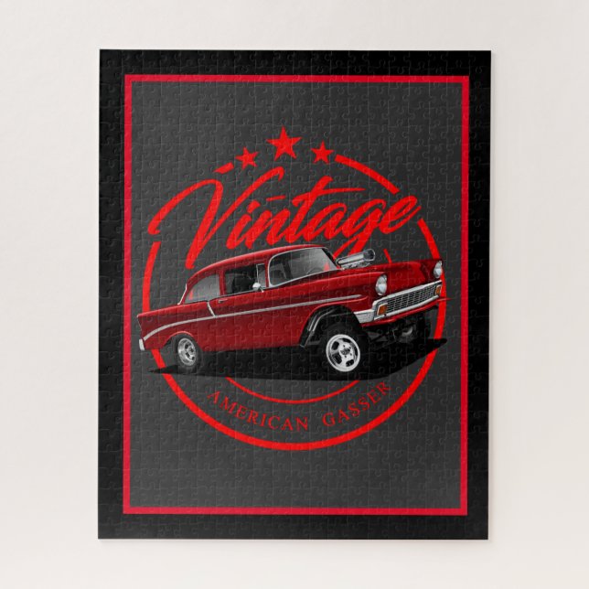 Red Classic Gasser Jigsaw Puzzle (Vertical)