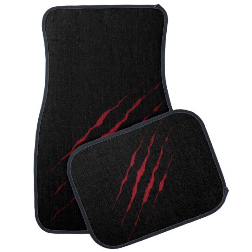 Red Claw Marks    Car Floor Mat