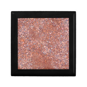 Red Clay Court, Gravel, Shale Stone Brick, Tennis Keepsake Box