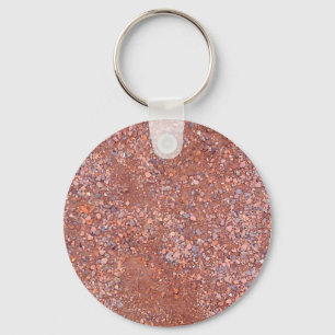 Red Clay Court, Gravel, Shale Stone Brick, Tennis Keychain