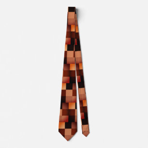 Red Clay Digital Dazzle Camo Nicktie Neck Tie