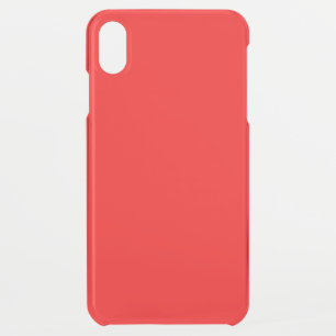 Red Clear iPhone XS Max Case