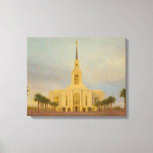 Red Cliffs Utah Temple Painting™ LDS Art Canvas