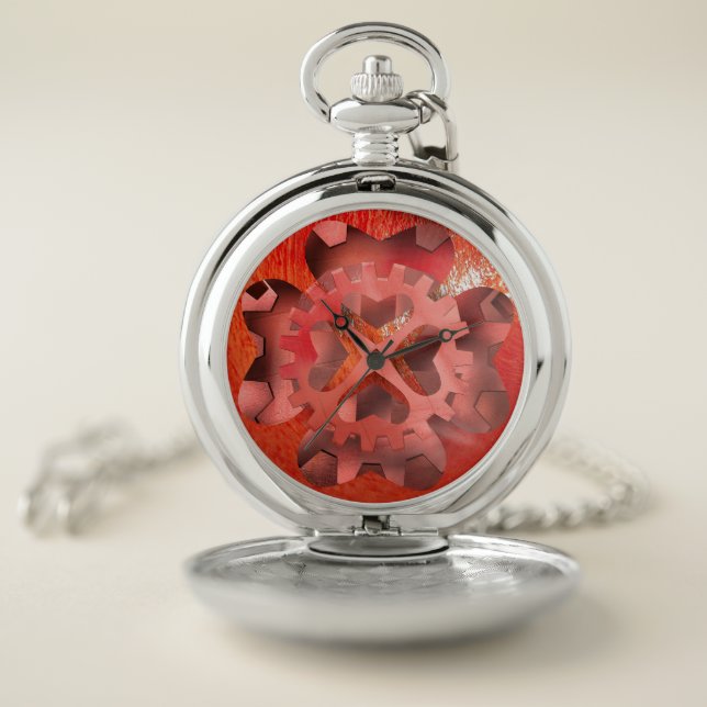 red clockwork watch (Inside)