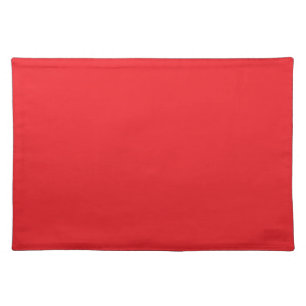 Red             cloth placemat