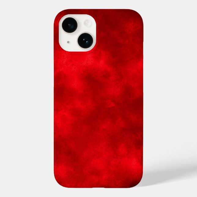 Red Cloud Effect iPhone / iPad case (Back)