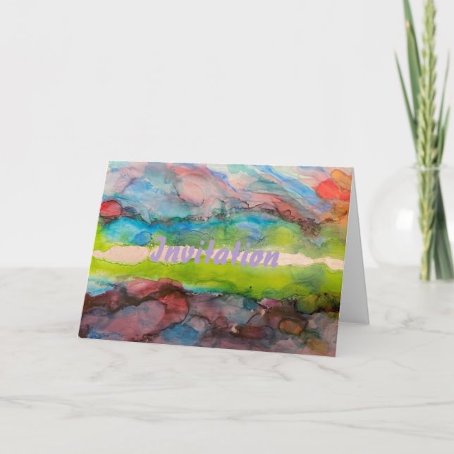 Red Cloud  Invitation (Front)