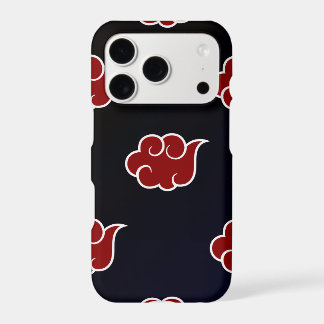 Red Clouds Anime Pattern iPhone 17 Pro Case