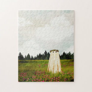 Red Clover Ghost Jigsaw Puzzle