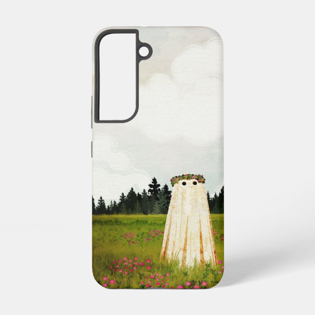 Red Clover Ghost Samsung Galaxy Case (Back)