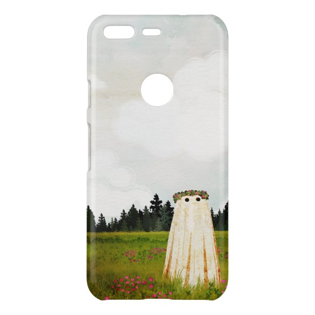 Red Clover Ghost Uncommon Google Pixel Case (Back)