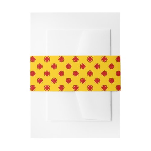 Red Clover Ribbon by Kenneth Yoncich Invitation Belly Band