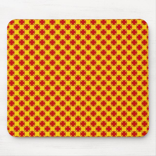 Red Clover Ribbon by Kenneth Yoncich Mouse Pad (Front)