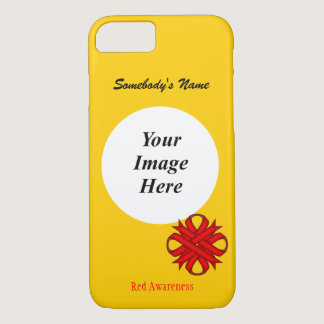 Red Clover Ribbon Template by Kenneth Yoncich iPhone 8/7 Case