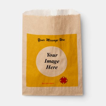 Red Clover Ribbon Template By Kenneth Yoncich Favor Bag by KennethYoncich at Zazzle