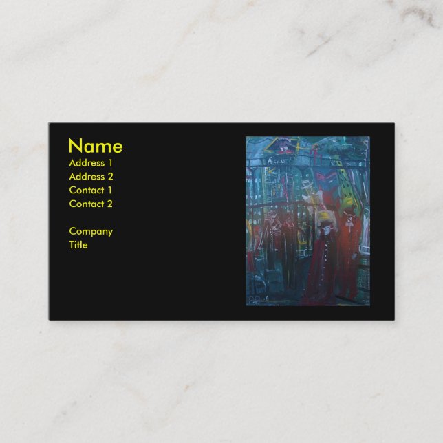 RED COATS BUSINESS CARD (Front)