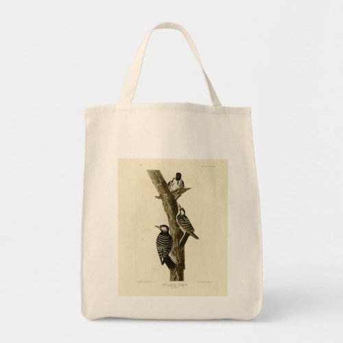 Red_Cockaded Woodpecker Audubons Birds of America Tote Bag