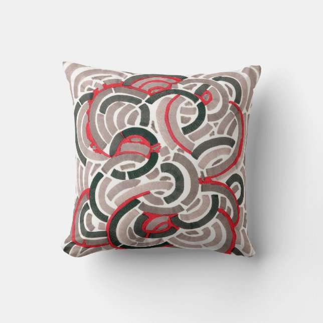Red Coils Pillow (Front)