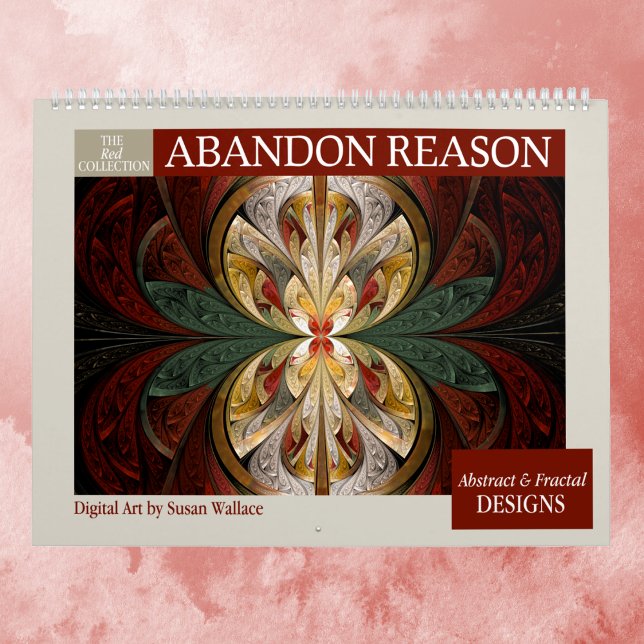 Red Collection Abstract Fractals 2027 Calendar (Creator Uploaded)