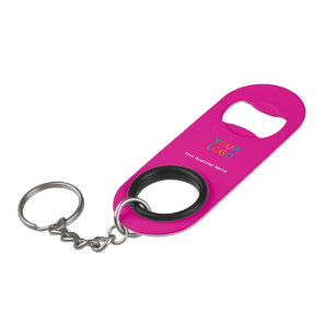 Red Color Bottle Opener Custom Text Bar Key Gift