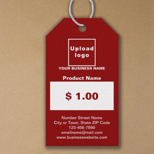 Red Color Business Product Price Tag