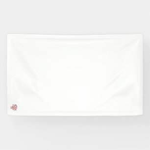 Red Color decorative Design Vinyl Banner