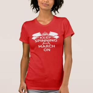 Red Color Guard Keep Calm T-shirt